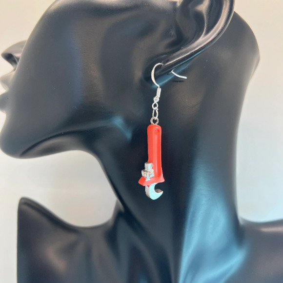 Mechanic Earrings - Wrench Earrings - Tool Box Earrings - Gifts for Mechanics - Picture 7 of 10